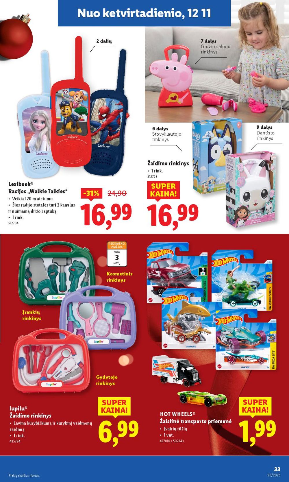 lidl - LIDL - Ne maisto prekių pasiūlymai (2025 12 08 - 2025 12 14) - page: 33