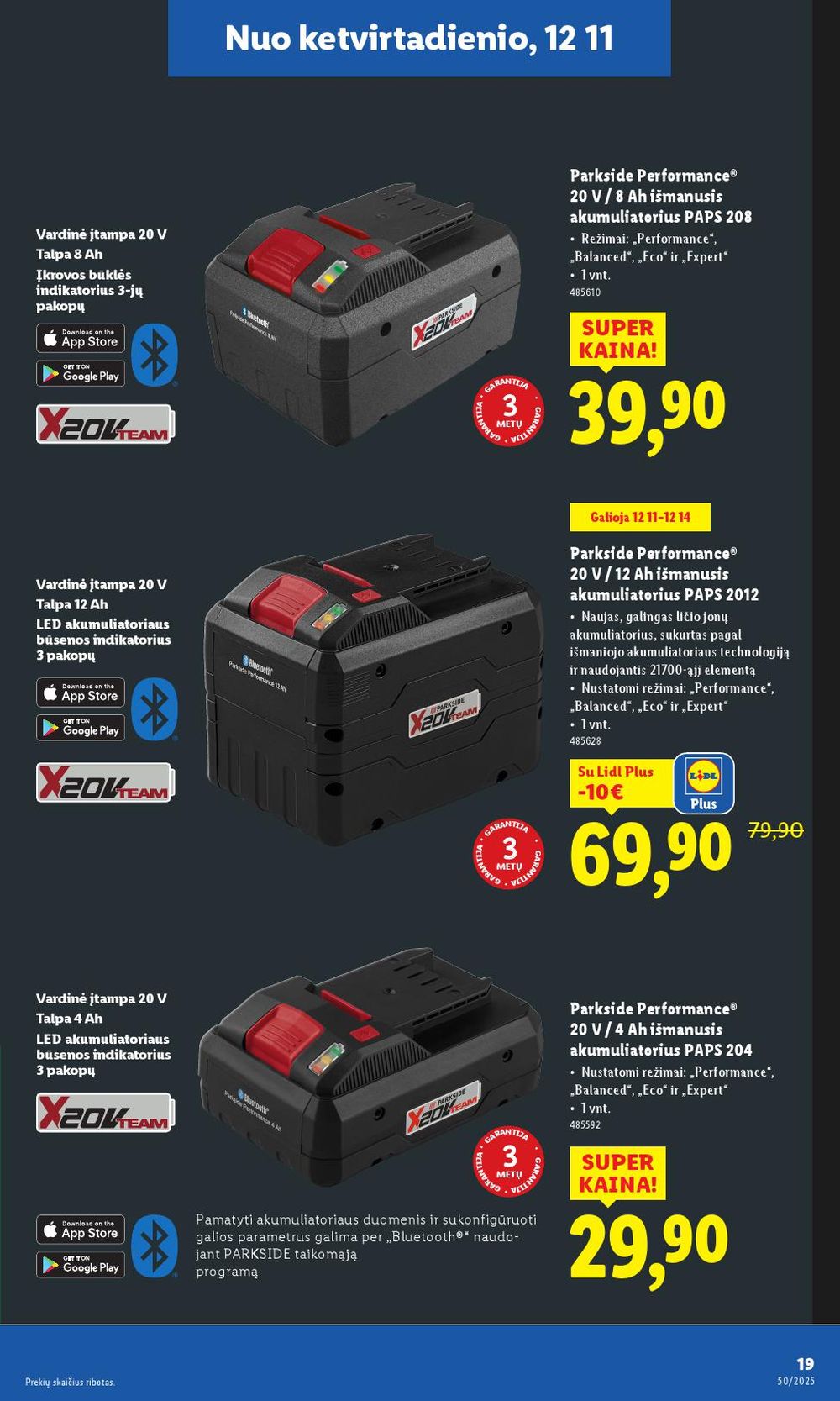 lidl - LIDL - Ne maisto prekių pasiūlymai (2025 12 08 - 2025 12 14) - page: 19