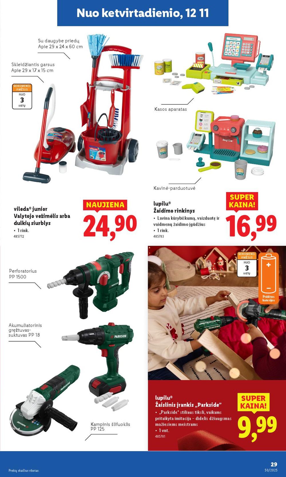 lidl - LIDL - Ne maisto prekių pasiūlymai (2025 12 08 - 2025 12 14) - page: 29