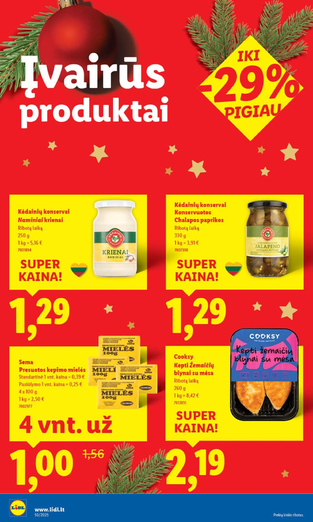 lidl - LIDL - Maisto prekių pasiūlymai (2025 12 11 - 2025 12 14) - page: 42