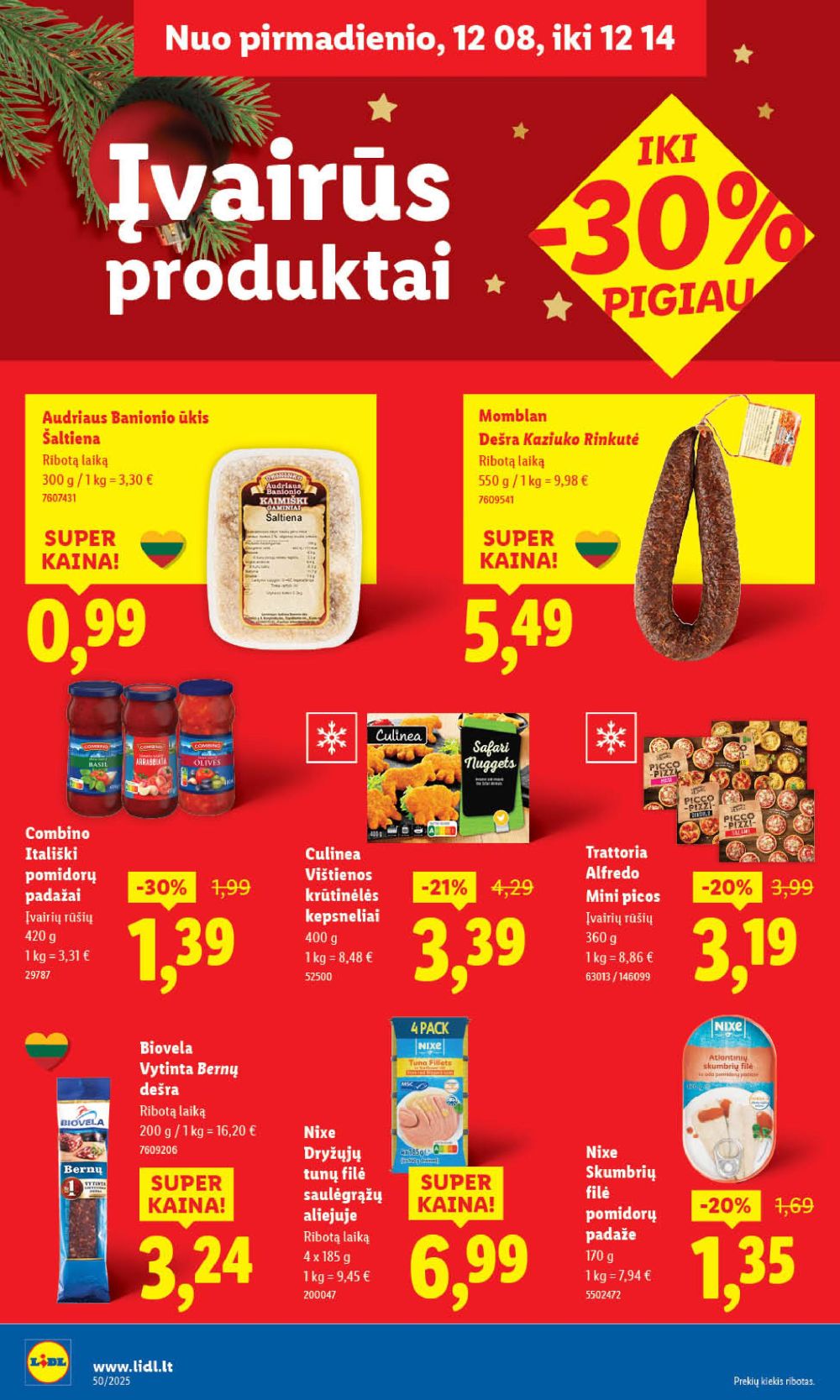 lidl - LIDL - Maisto prekių pasiūlymai (2025 12 11 - 2025 12 14) - page: 46