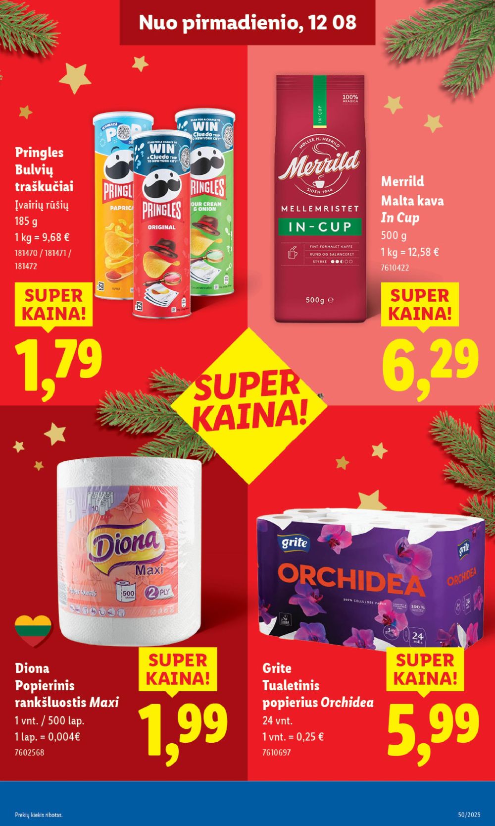 lidl - LIDL - Maisto prekių pasiūlymai (2025 12 11 - 2025 12 14) - page: 29