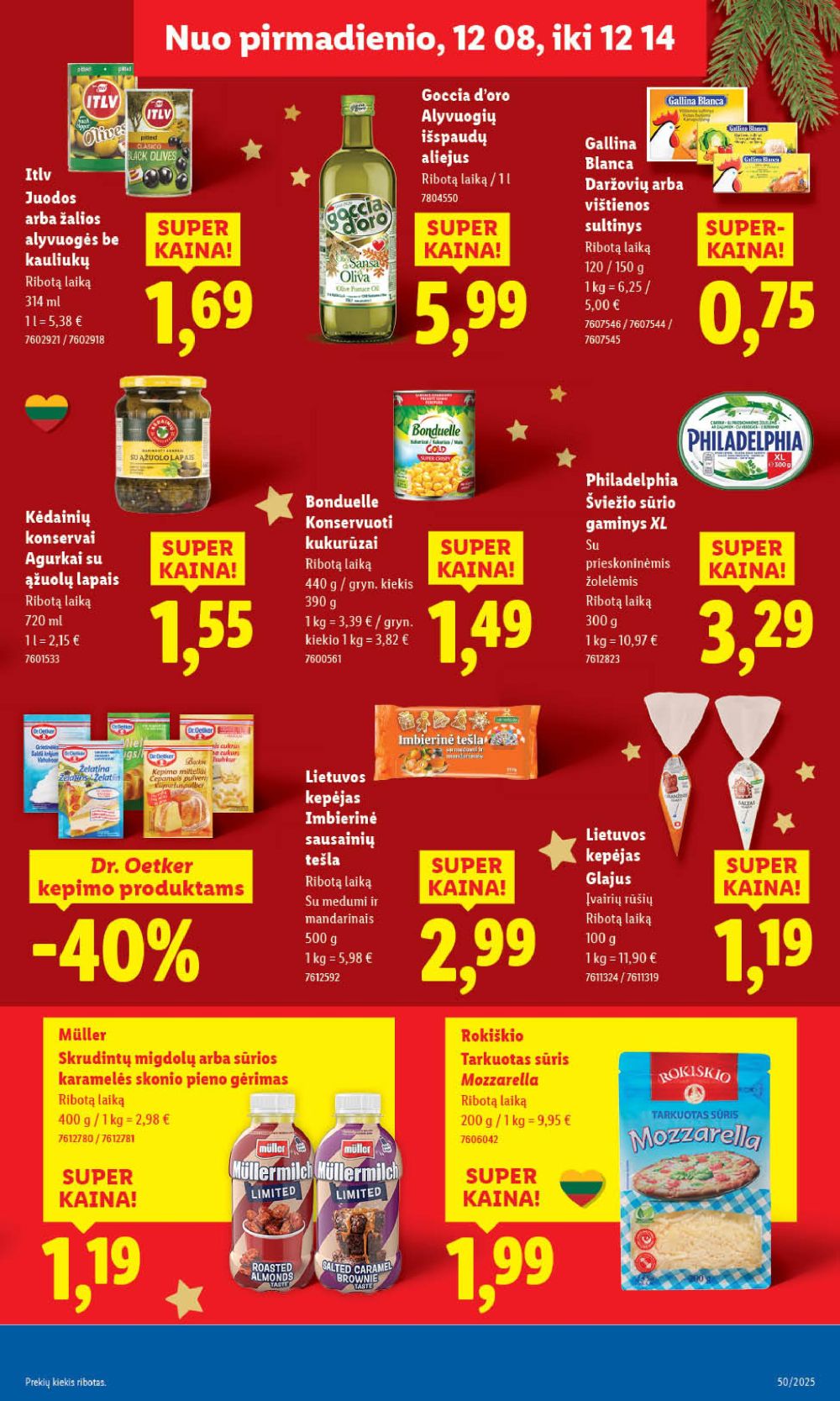 lidl - LIDL - Maisto prekių pasiūlymai (2025 12 11 - 2025 12 14) - page: 35