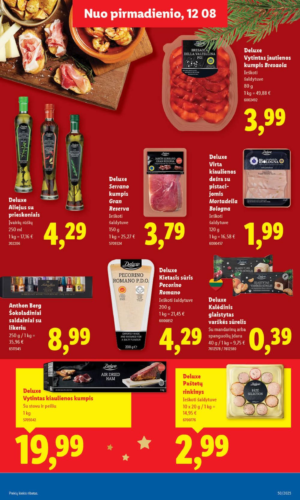 lidl - LIDL - Maisto prekių pasiūlymai (2025 12 11 - 2025 12 14) - page: 19