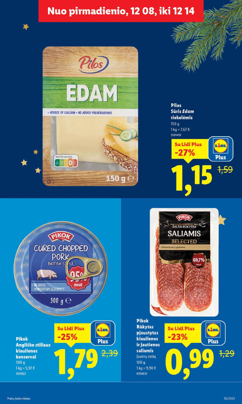 lidl - LIDL - Maisto prekių pasiūlymai (2025 12 11 - 2025 12 14) - page: 31