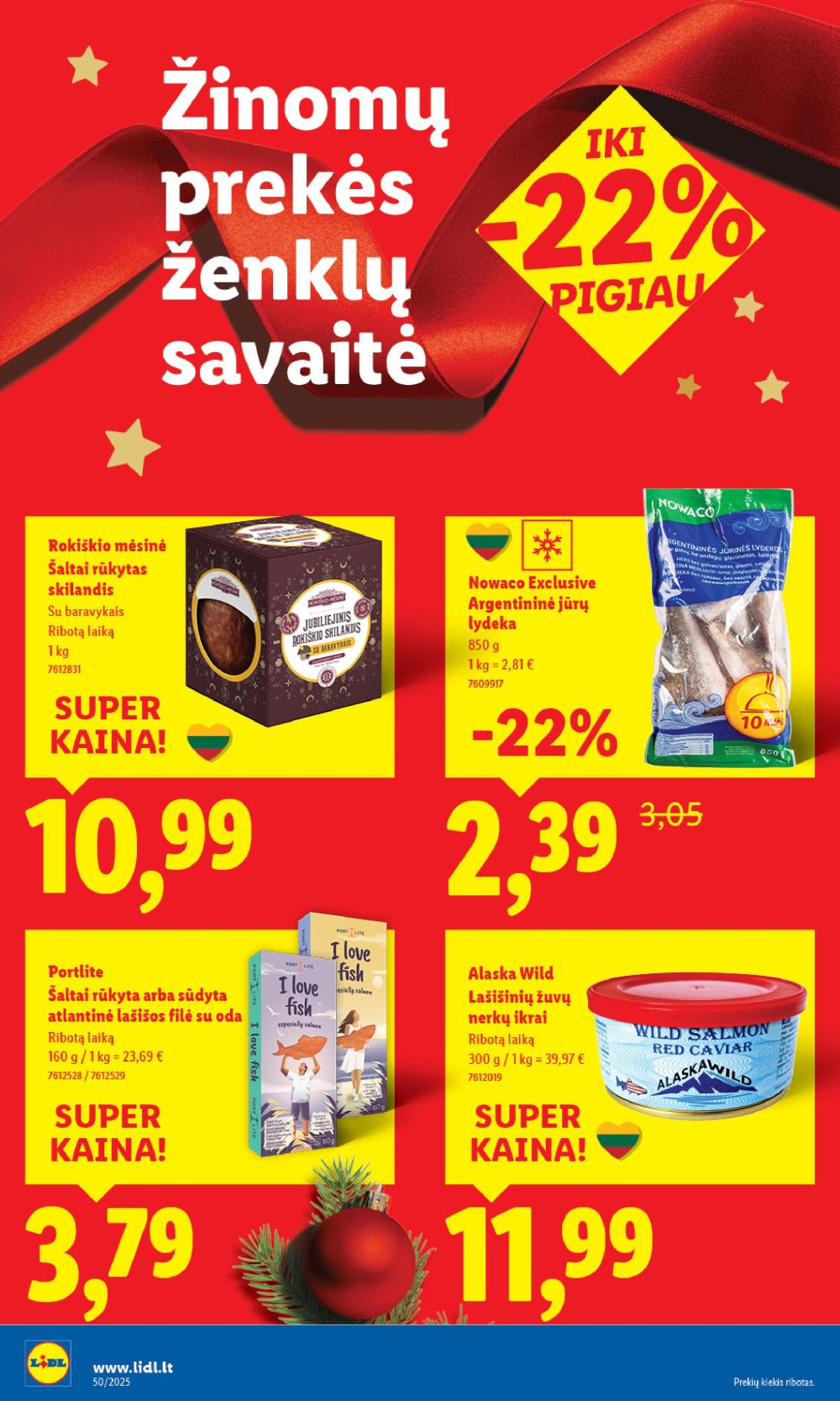 lidl - LIDL - Maisto prekių pasiūlymai (2025 12 11 - 2025 12 14) - page: 36