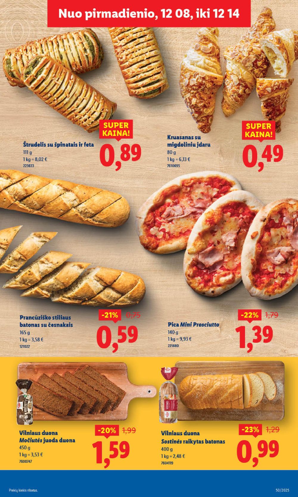 lidl - LIDL - Maisto prekių pasiūlymai (2025 12 11 - 2025 12 14) - page: 9