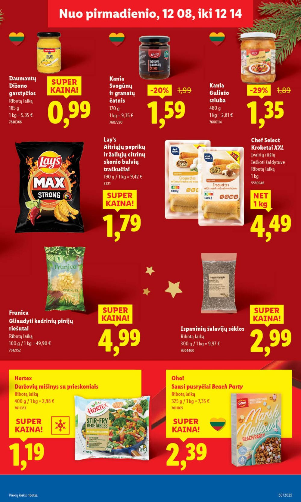 lidl - LIDL - Maisto prekių pasiūlymai (2025 12 11 - 2025 12 14) - page: 43