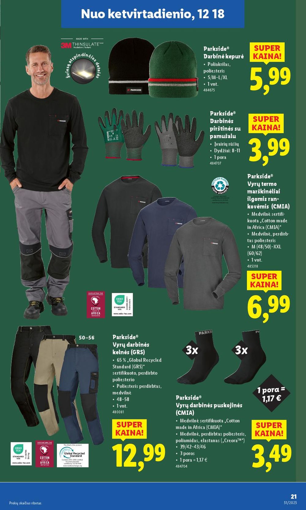 lidl - LIDL - Ne maisto prekių pasiūlymai (2025 12 15 - 2025 12 21) - page: 21