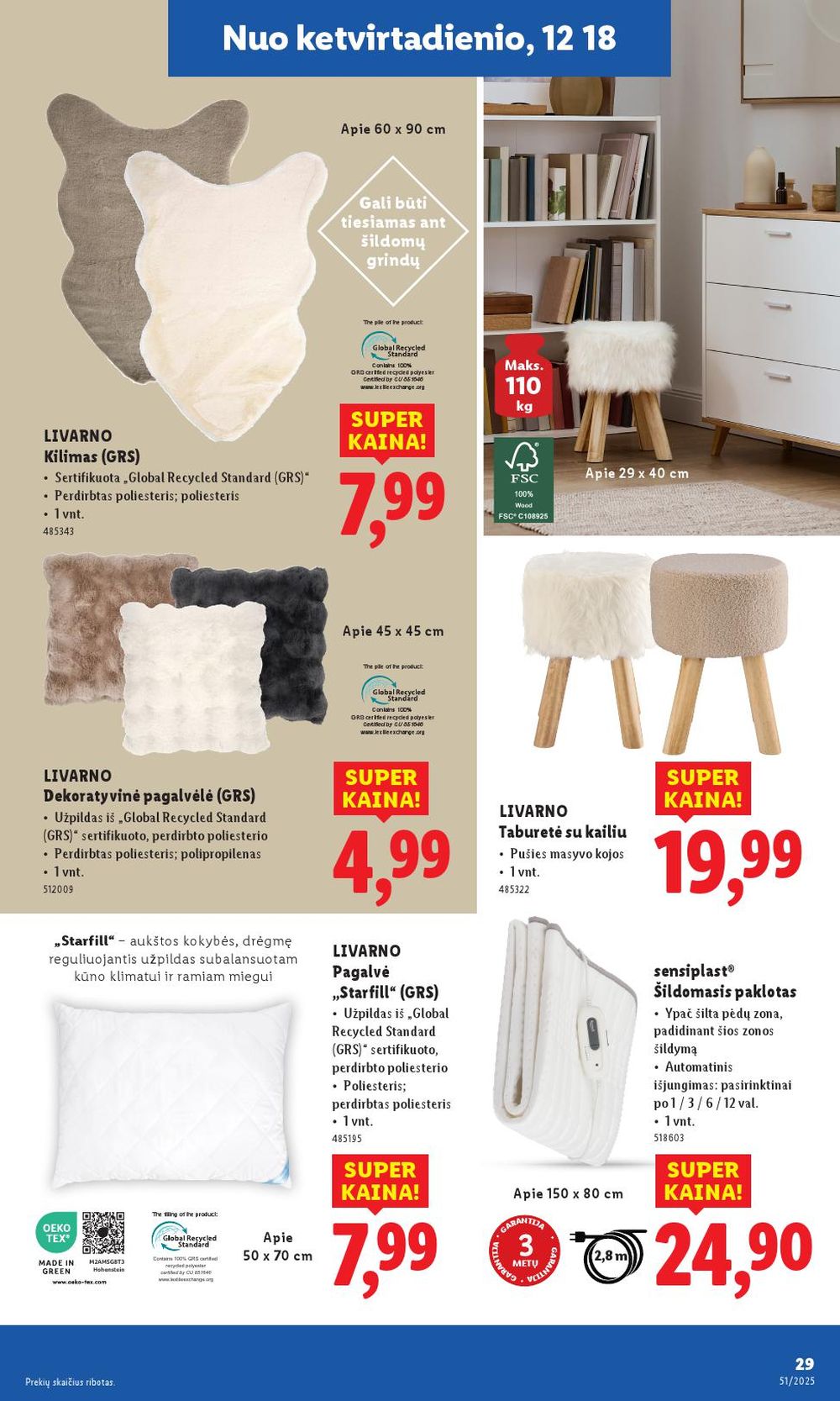 lidl - LIDL - Ne maisto prekių pasiūlymai (2025 12 15 - 2025 12 21) - page: 29