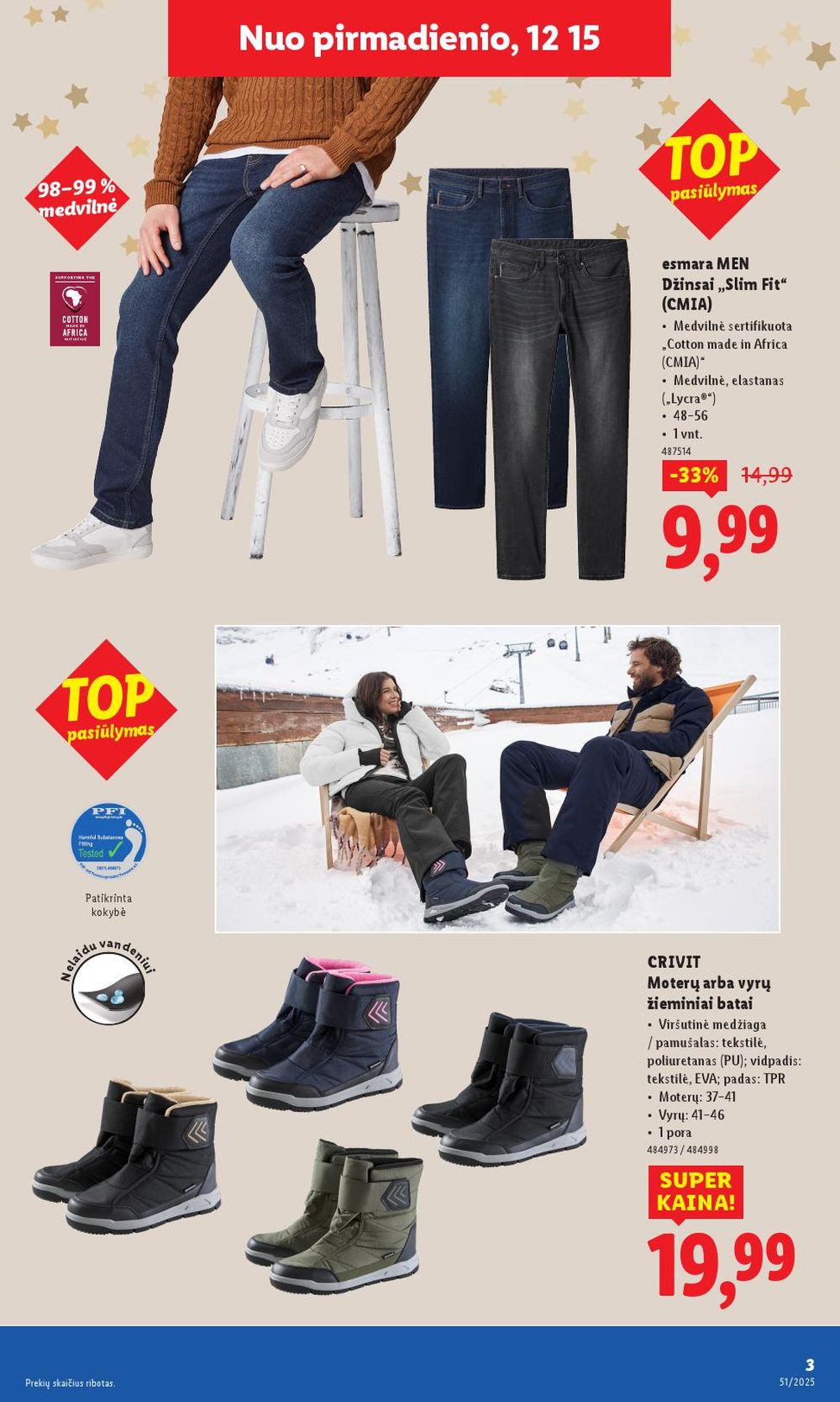 lidl - LIDL - Ne maisto prekių pasiūlymai (2025 12 15 - 2025 12 21) - page: 3