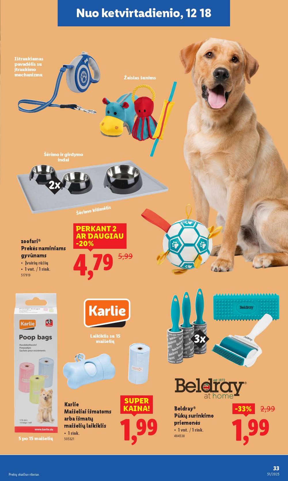 lidl - LIDL - Ne maisto prekių pasiūlymai (2025 12 15 - 2025 12 21) - page: 33