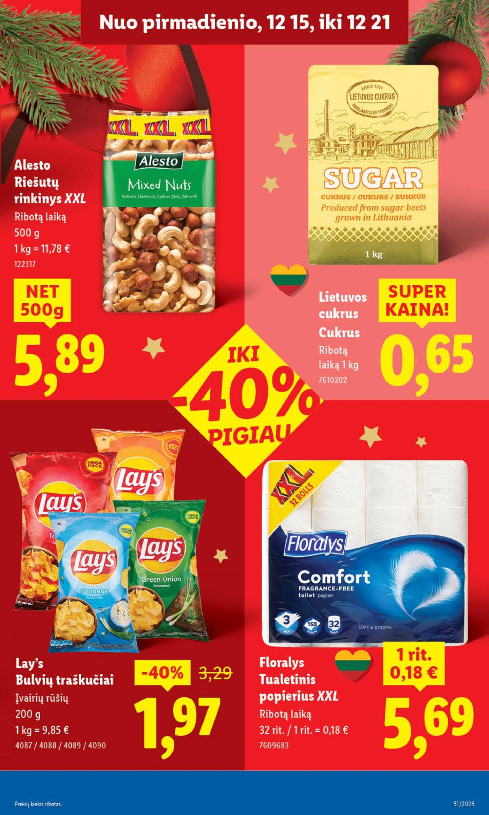 lidl - LIDL - Maisto prekių pasiūlymai (2025 12 15 - 2025 12 21) - page: 25