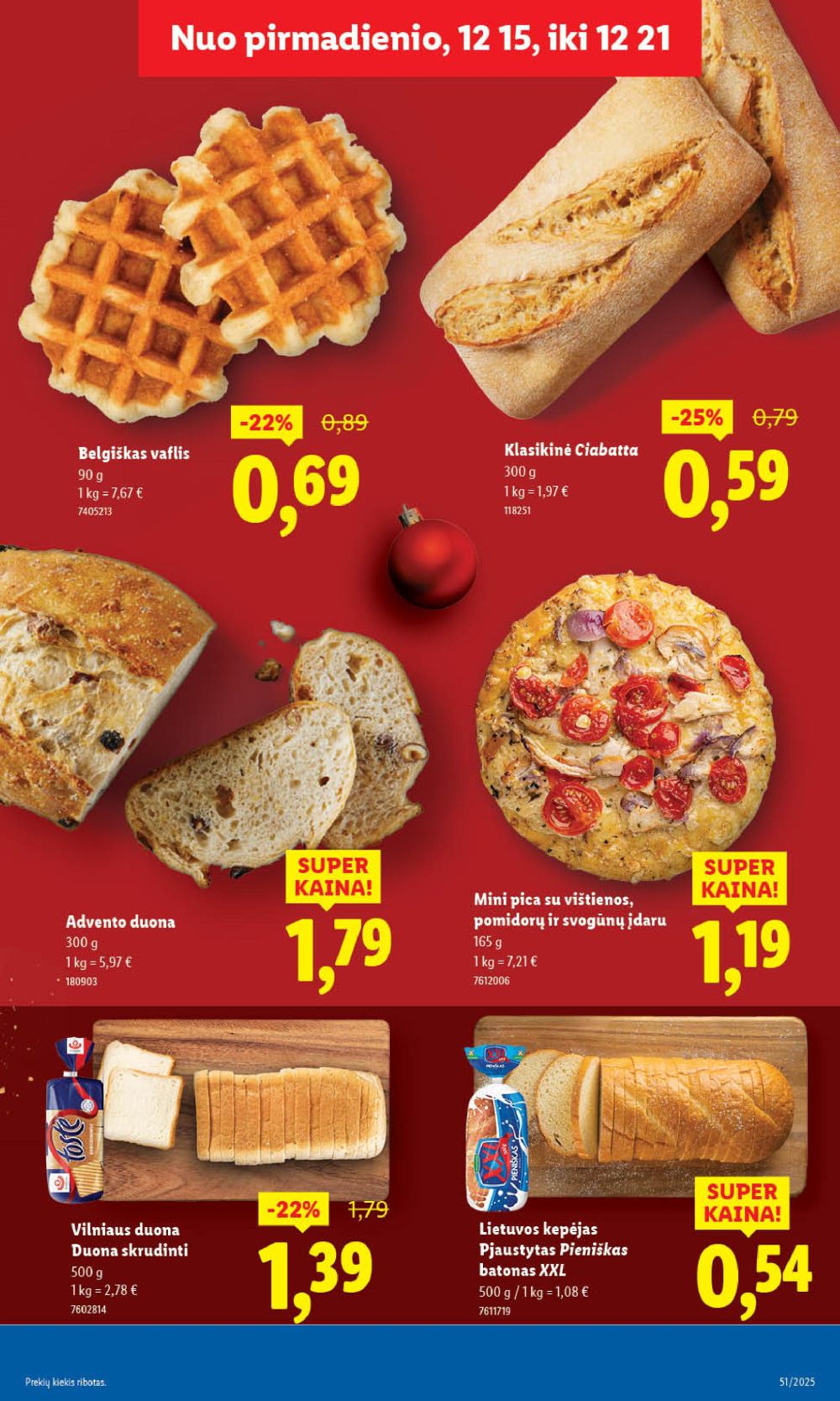 lidl - LIDL - Maisto prekių pasiūlymai (2025 12 15 - 2025 12 21) - page: 7