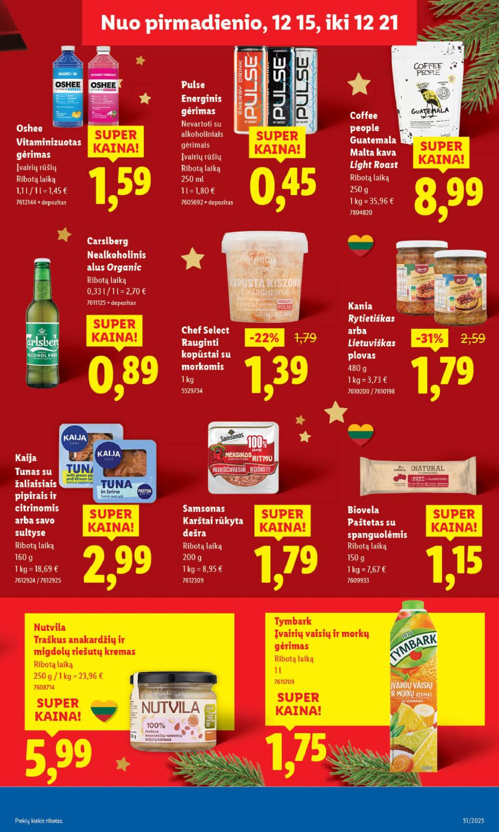 lidl - LIDL - Maisto prekių pasiūlymai (2025 12 15 - 2025 12 21) - page: 39