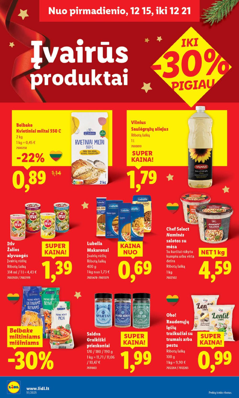 lidl - LIDL - Maisto prekių pasiūlymai (2025 12 18 - 2025 12 21) - page: 40