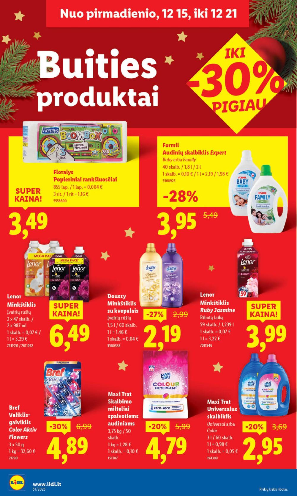 lidl - LIDL - Maisto prekių pasiūlymai (2025 12 18 - 2025 12 21) - page: 52