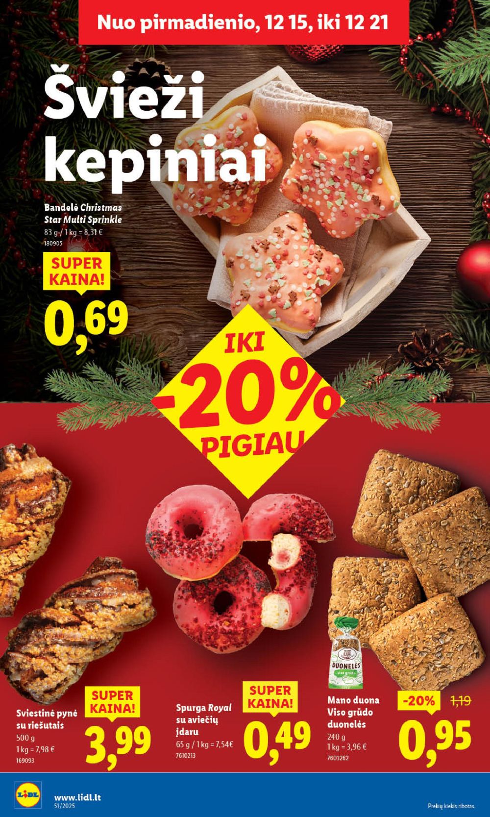 lidl - LIDL - Maisto prekių pasiūlymai (2025 12 18 - 2025 12 21) - page: 10