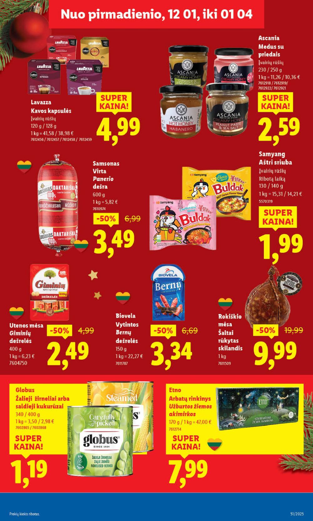 lidl - LIDL - Maisto prekių pasiūlymai (2025 12 18 - 2025 12 21) - page: 31