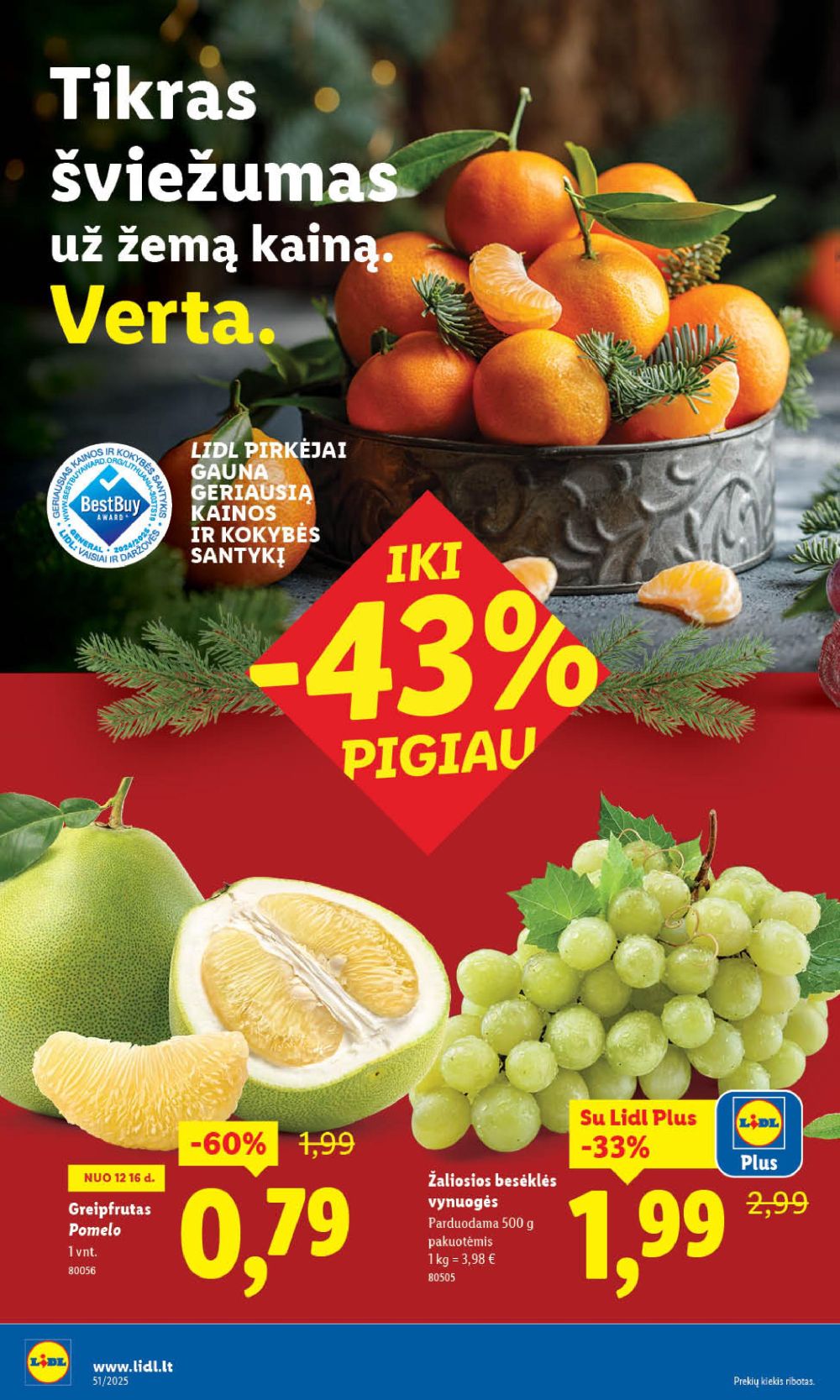 lidl - LIDL - Maisto prekių pasiūlymai (2025 12 18 - 2025 12 21) - page: 6