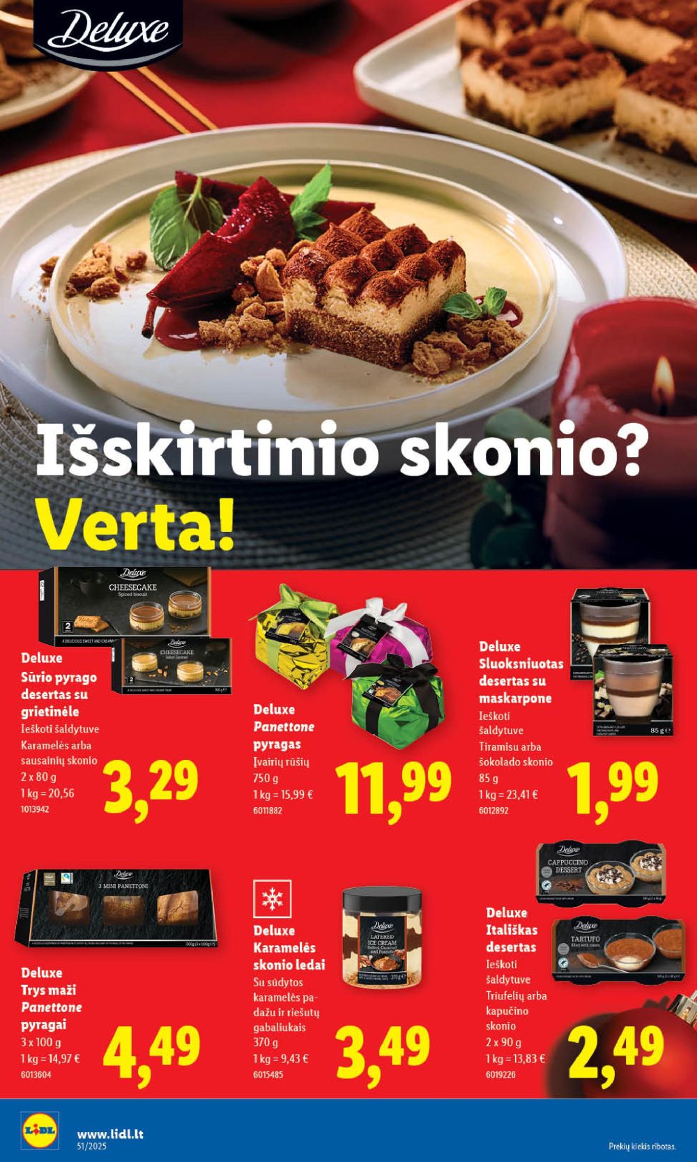 lidl - LIDL - Maisto prekių pasiūlymai (2025 12 18 - 2025 12 21) - page: 26
