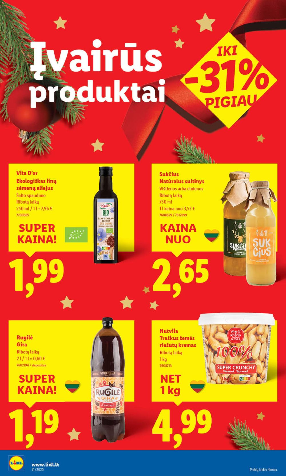 lidl - LIDL - Maisto prekių pasiūlymai (2025 12 18 - 2025 12 21) - page: 46
