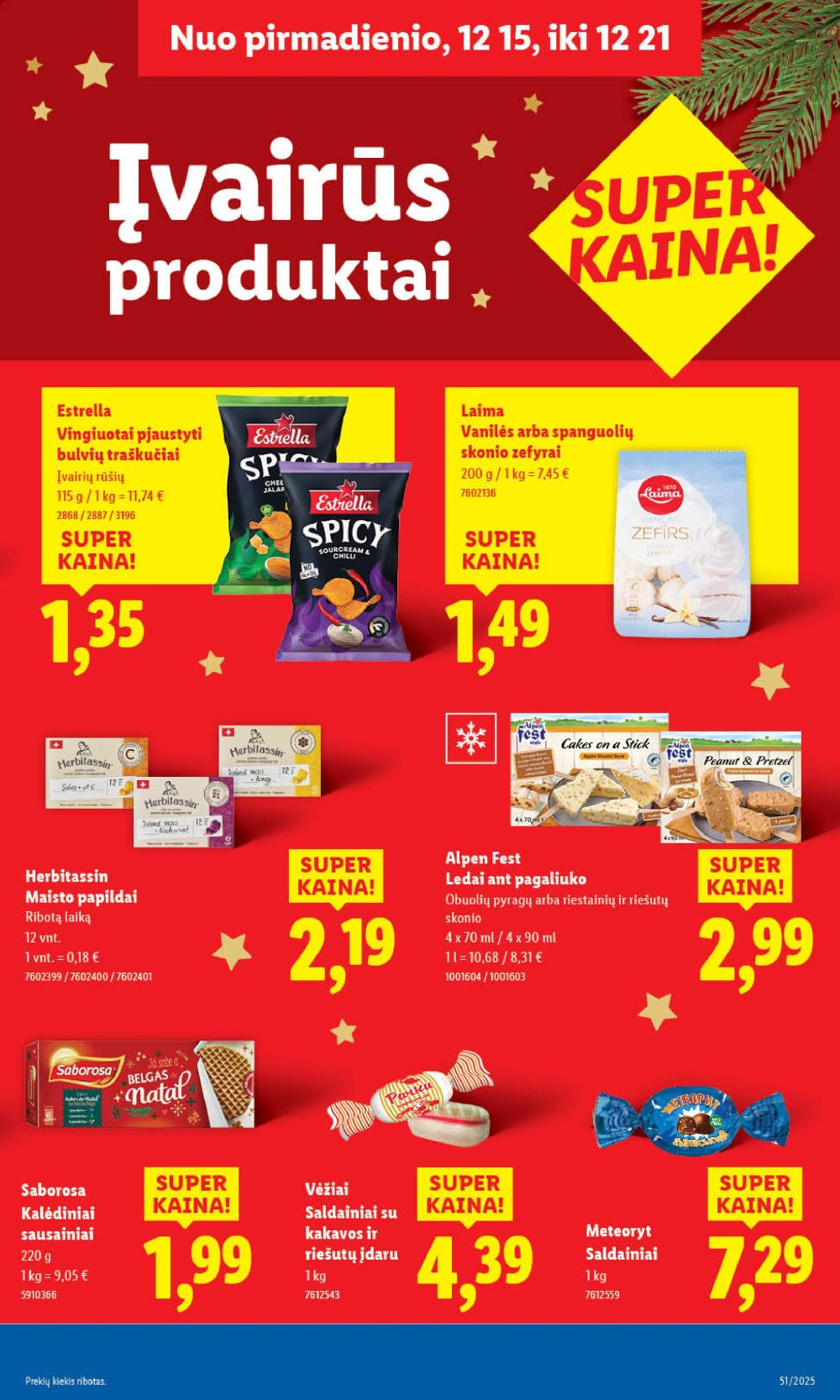 lidl - LIDL - Maisto prekių pasiūlymai (2025 12 18 - 2025 12 21) - page: 50