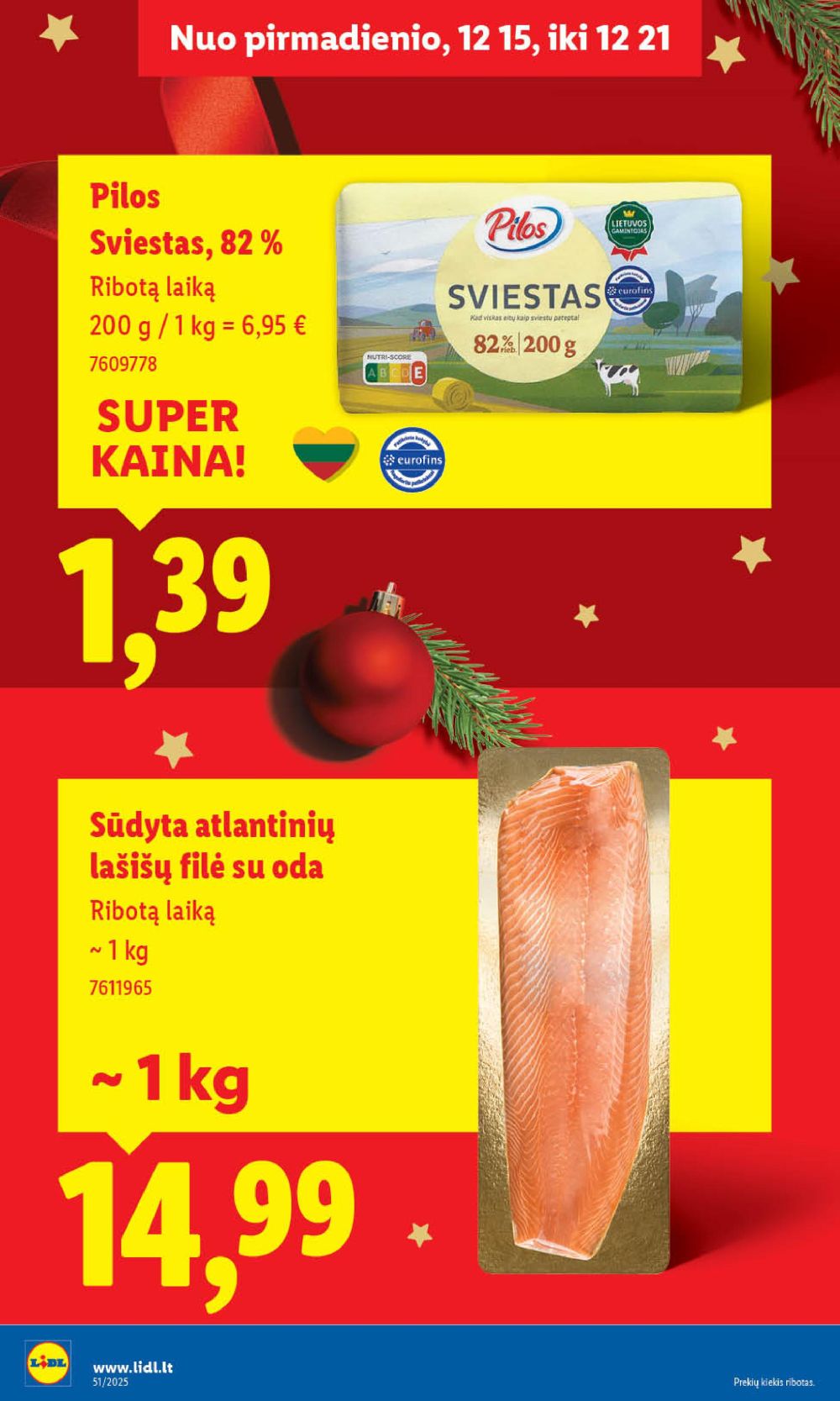lidl - LIDL - Maisto prekių pasiūlymai (2025 12 18 - 2025 12 21) - page: 32