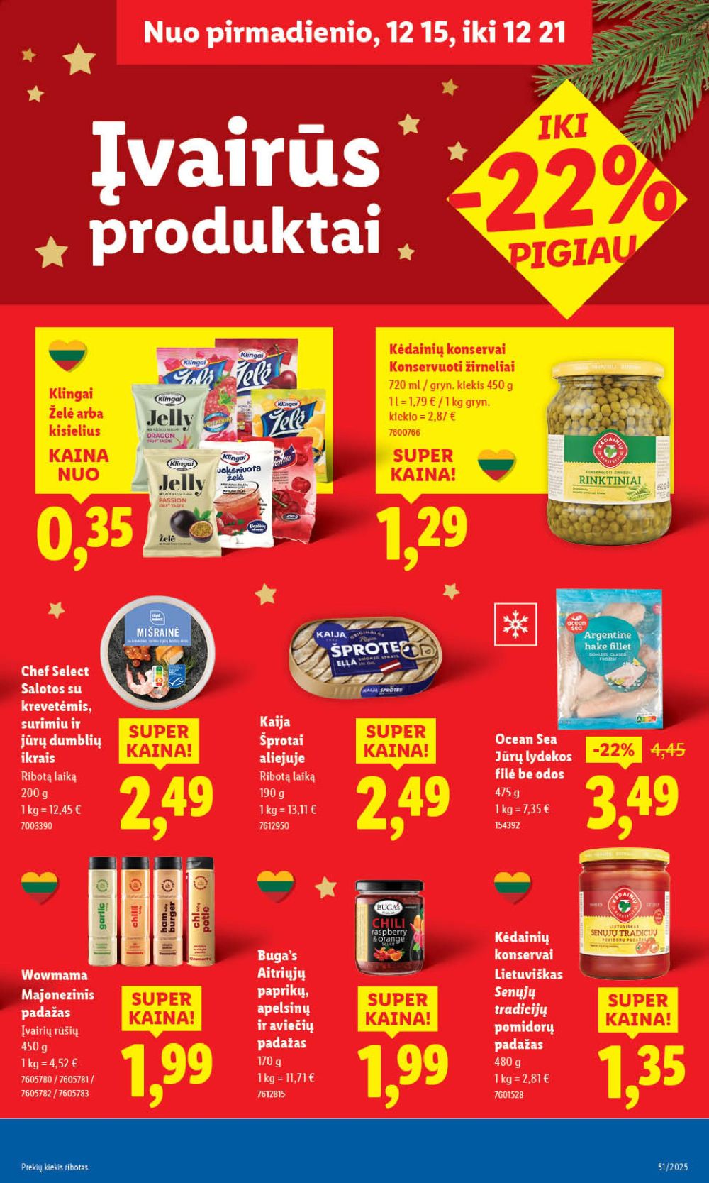 lidl - LIDL - Maisto prekių pasiūlymai (2025 12 18 - 2025 12 21) - page: 41