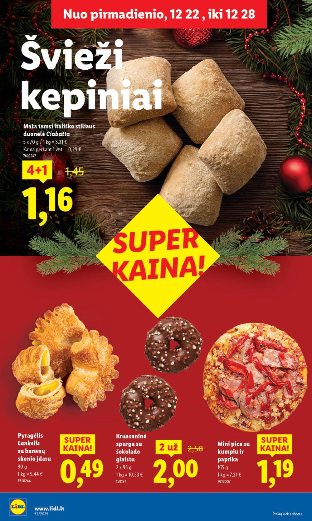 lidl - LIDL - Maisto prekių pasiūlymai (2025 12 22 - 2025 12 28) - page: 8