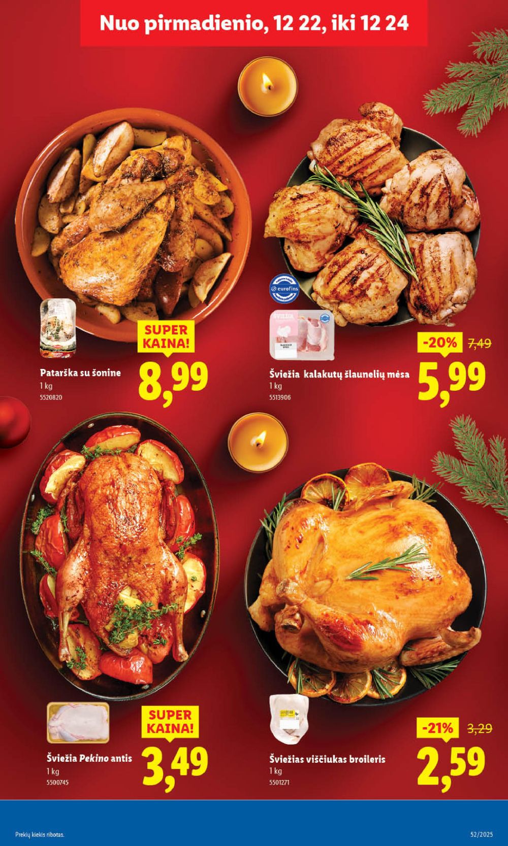lidl - LIDL - Maisto prekių pasiūlymai (2025 12 22 - 2025 12 28) - page: 12
