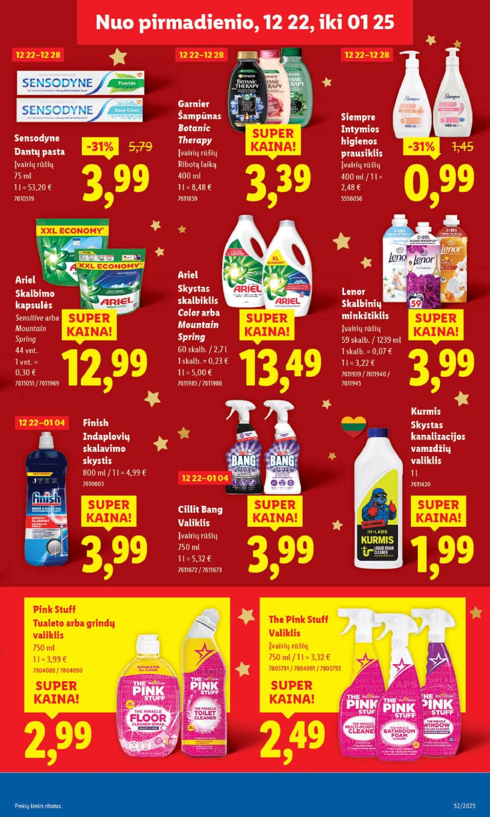 lidl - LIDL - Maisto prekių pasiūlymai (2025 12 22 - 2025 12 28) - page: 37