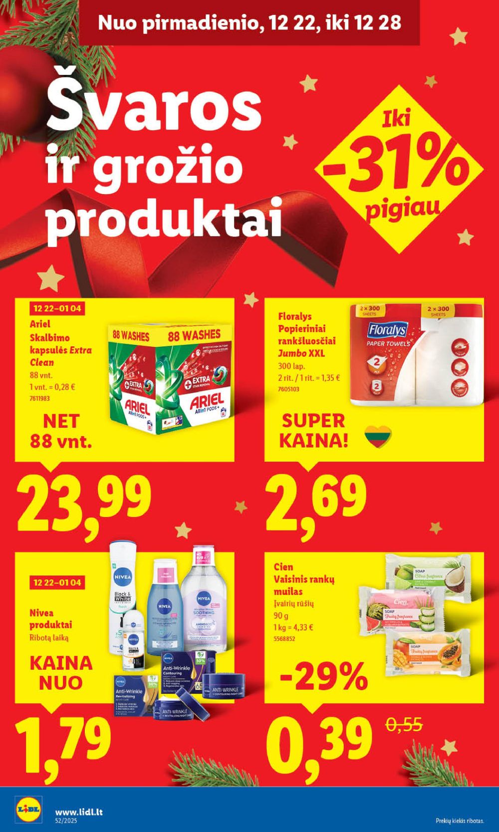 lidl - LIDL - Maisto prekių pasiūlymai (2025 12 22 - 2025 12 28) - page: 36