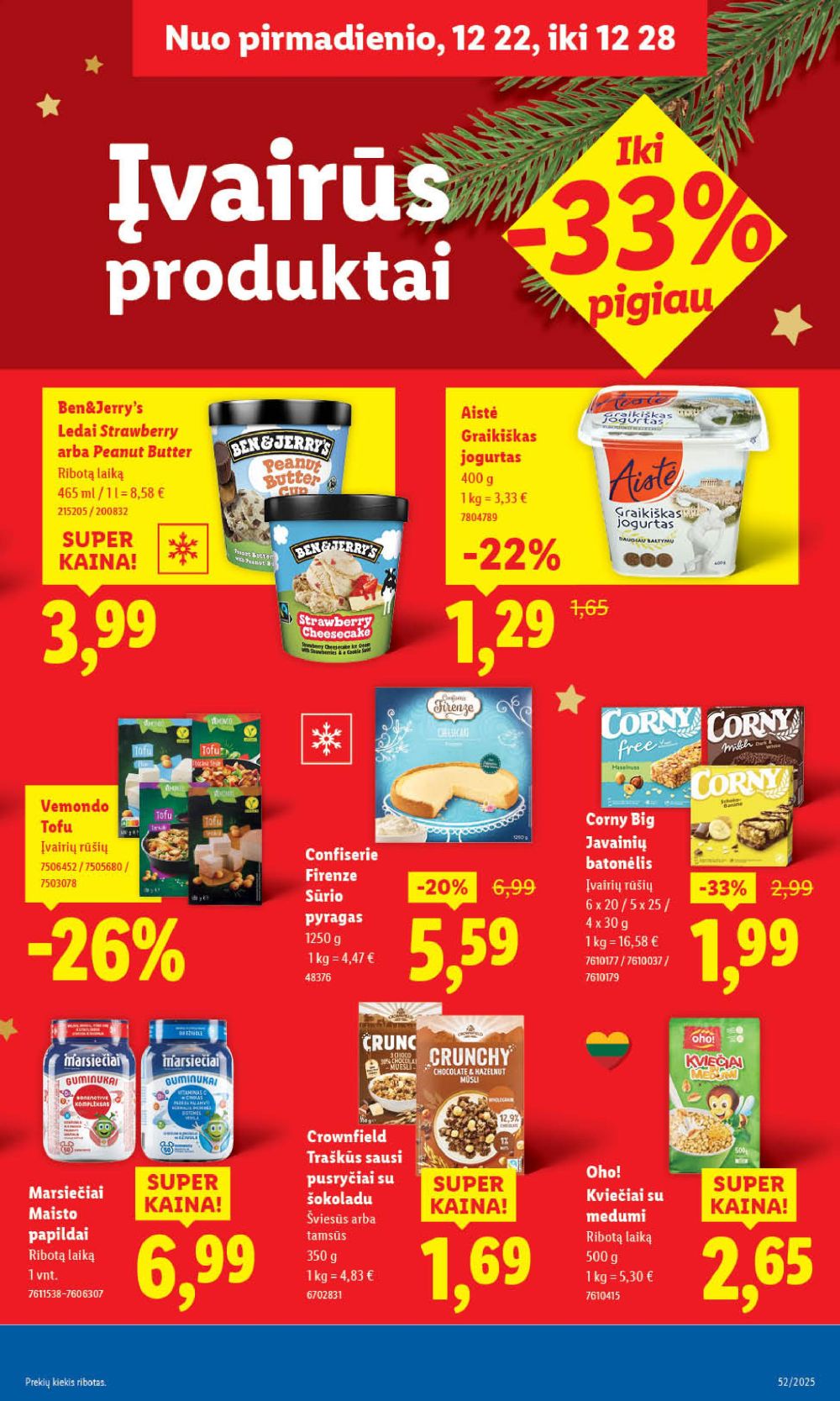 lidl - LIDL - Maisto prekių pasiūlymai (2025 12 22 - 2025 12 28) - page: 22