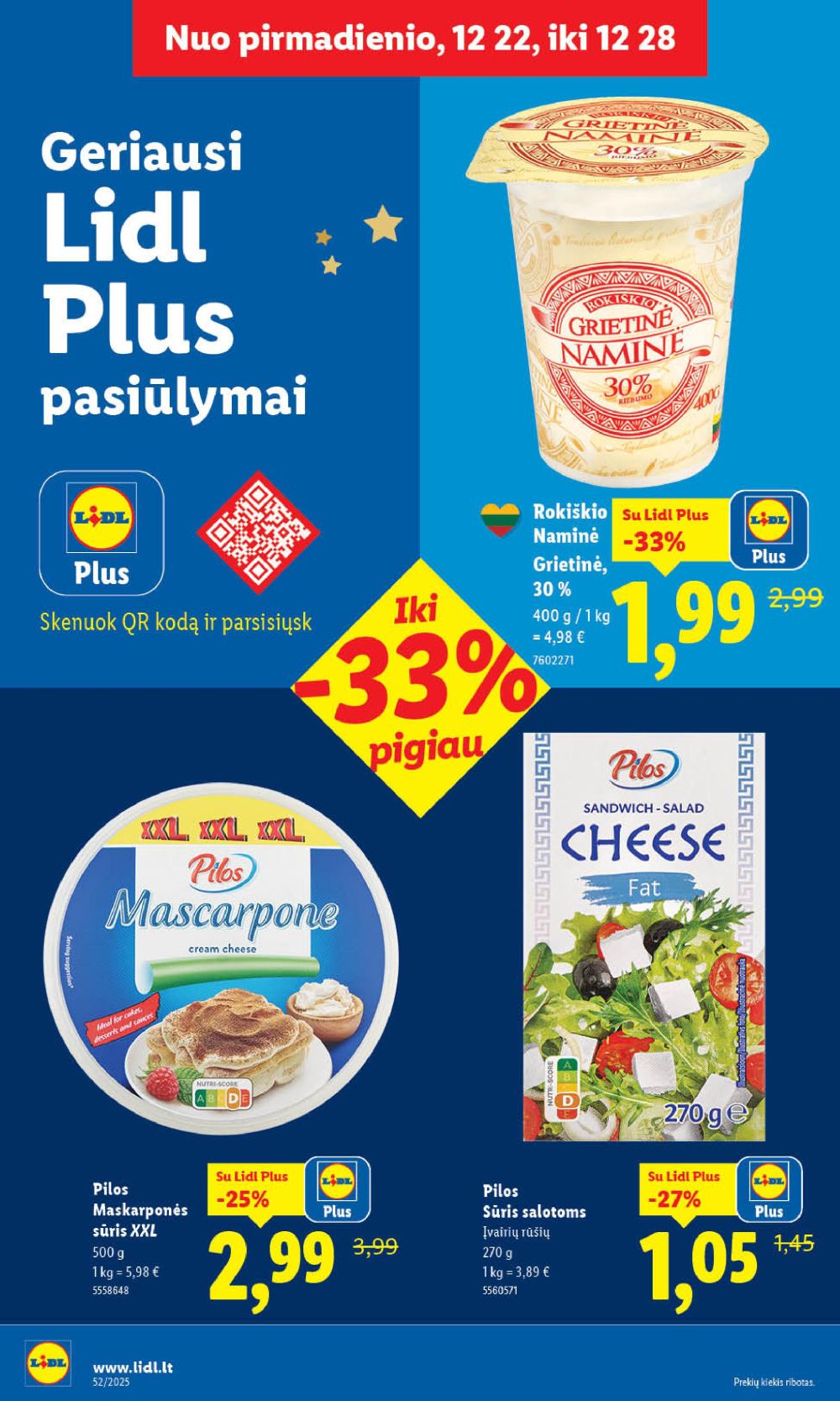 lidl - LIDL - Maisto prekių pasiūlymai (2025 12 22 - 2025 12 28) - page: 17