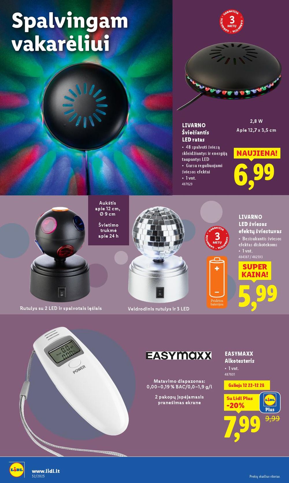 lidl - LIDL - Ne maisto prekių pasiūlymai (2025 12 22 - 2025 12 28) - page: 16