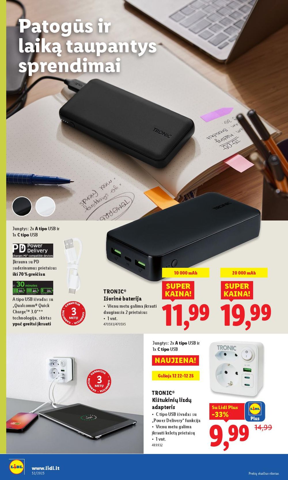 lidl - LIDL - Ne maisto prekių pasiūlymai (2025 12 22 - 2025 12 28) - page: 18