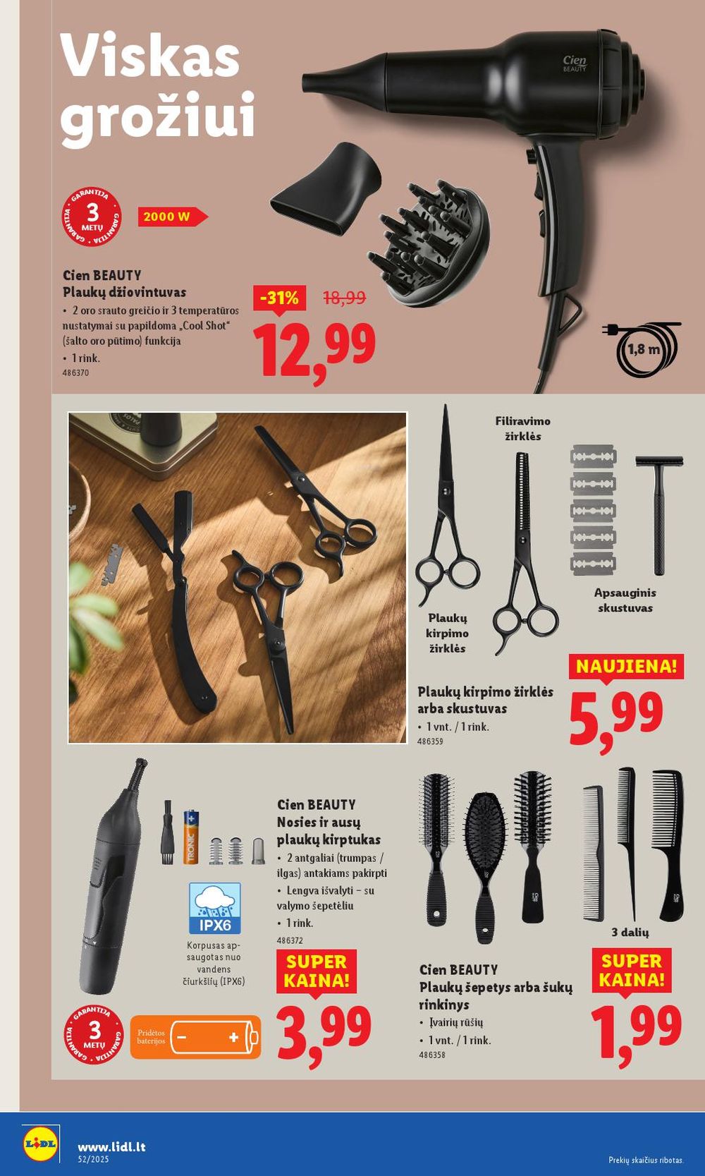 lidl - LIDL - Ne maisto prekių pasiūlymai (2025 12 22 - 2025 12 28) - page: 14