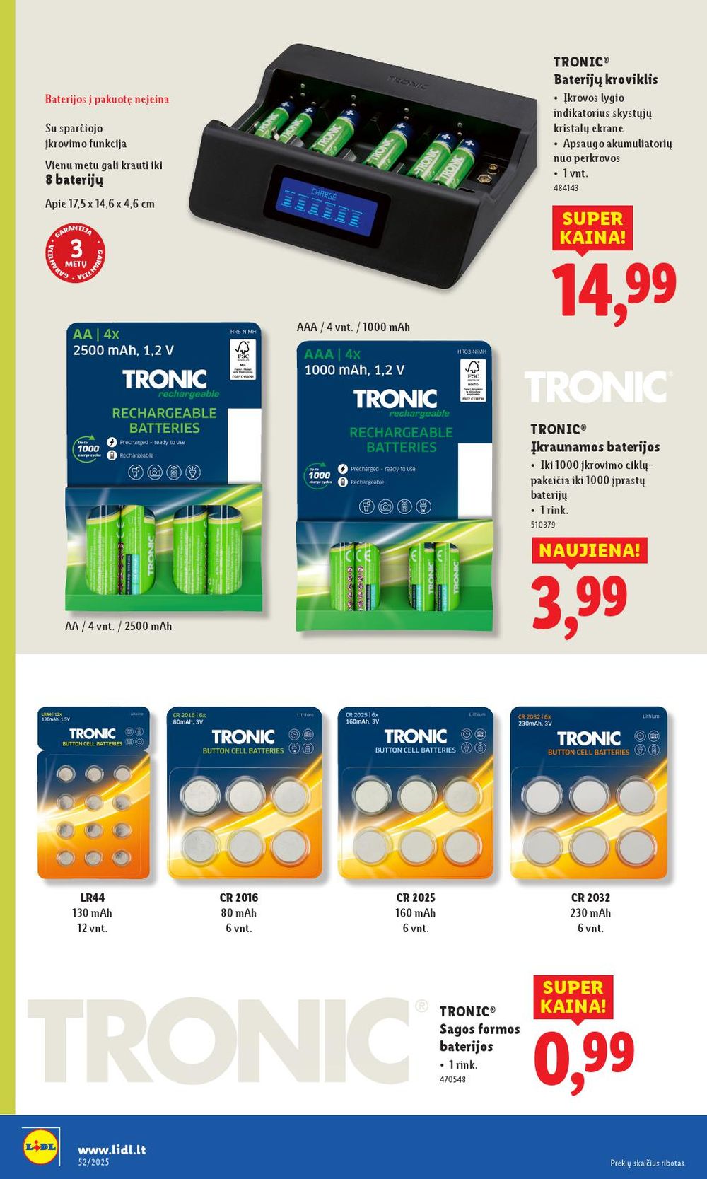 lidl - LIDL - Ne maisto prekių pasiūlymai (2025 12 22 - 2025 12 28) - page: 20