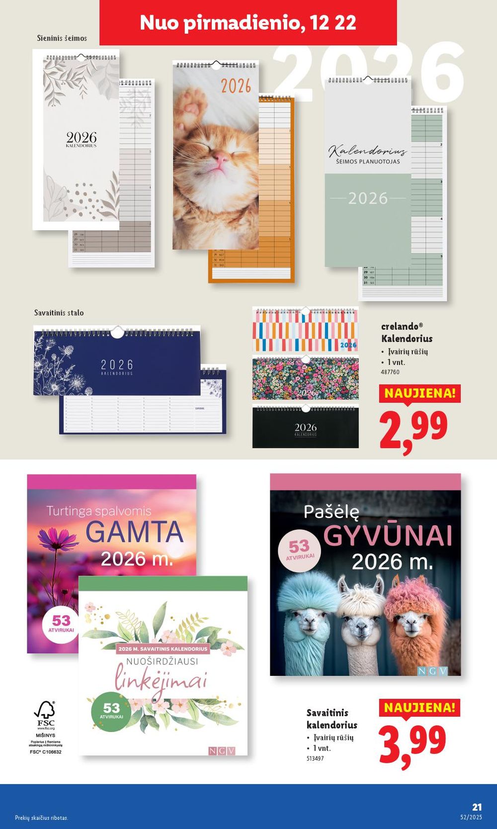 lidl - LIDL - Ne maisto prekių pasiūlymai (2025 12 22 - 2025 12 28) - page: 21