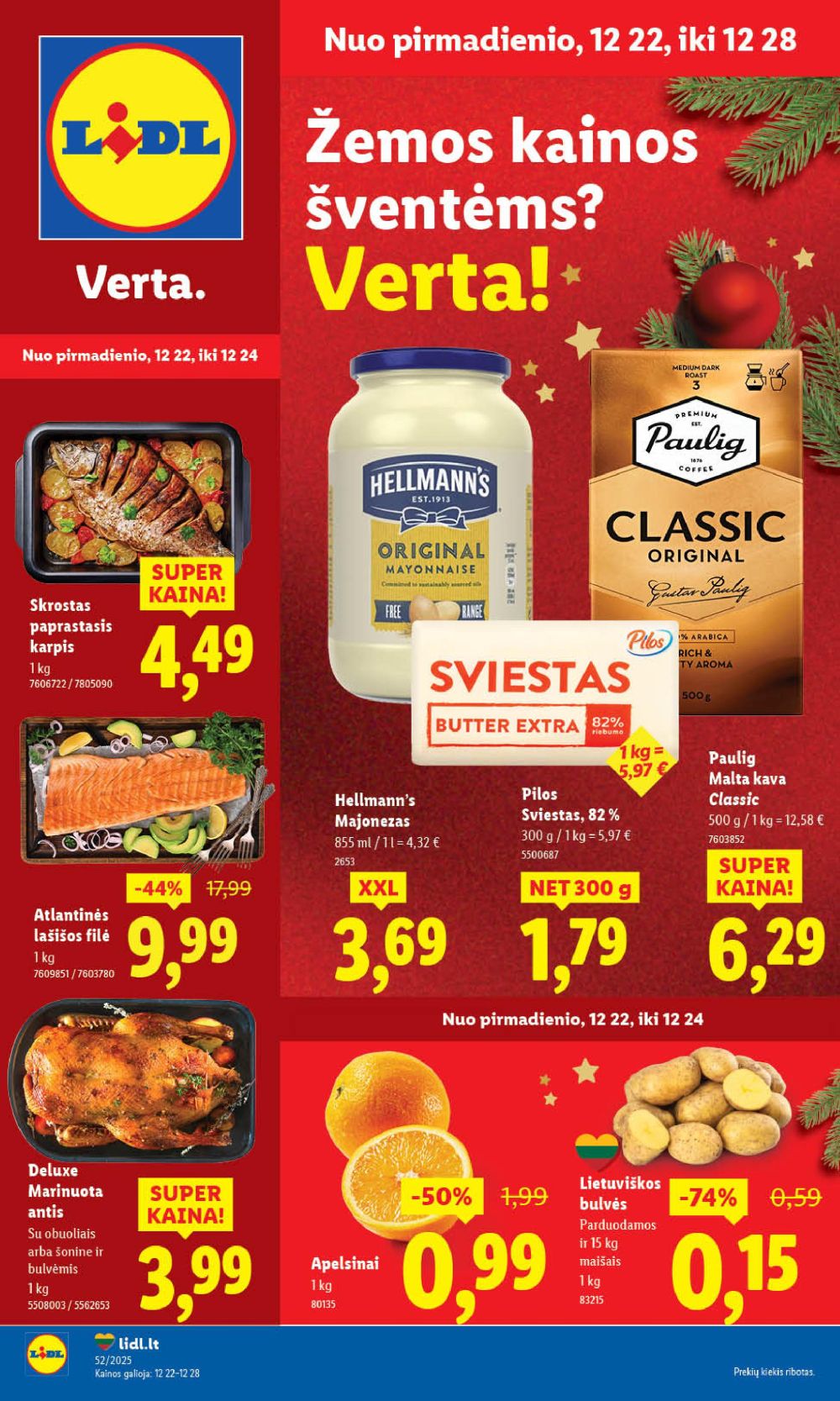 lidl - LIDL - Maisto prekių pasiūlymai (2025 12 26 - 2025 12 28) - page: 15