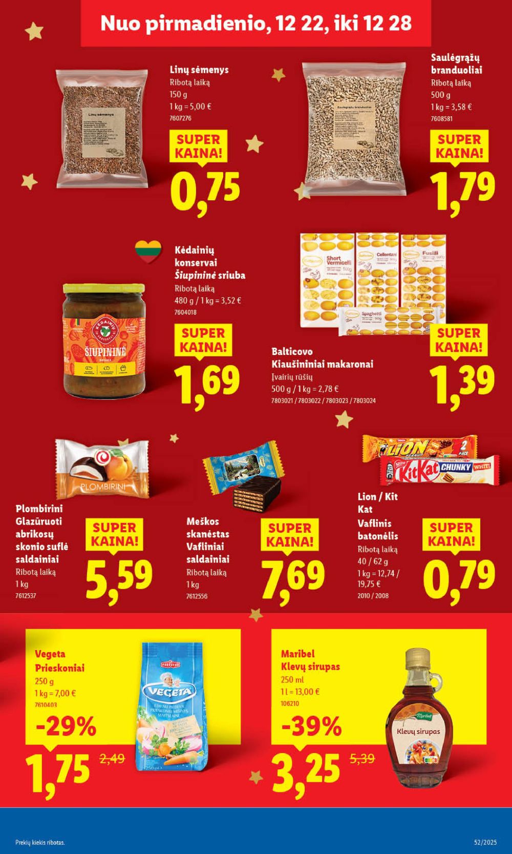 lidl - LIDL - Maisto prekių pasiūlymai (2025 12 26 - 2025 12 28) - page: 37