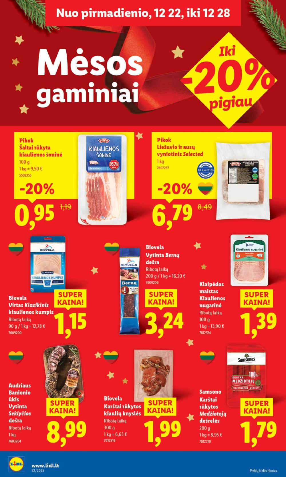 lidl - LIDL - Maisto prekių pasiūlymai (2025 12 26 - 2025 12 28) - page: 30