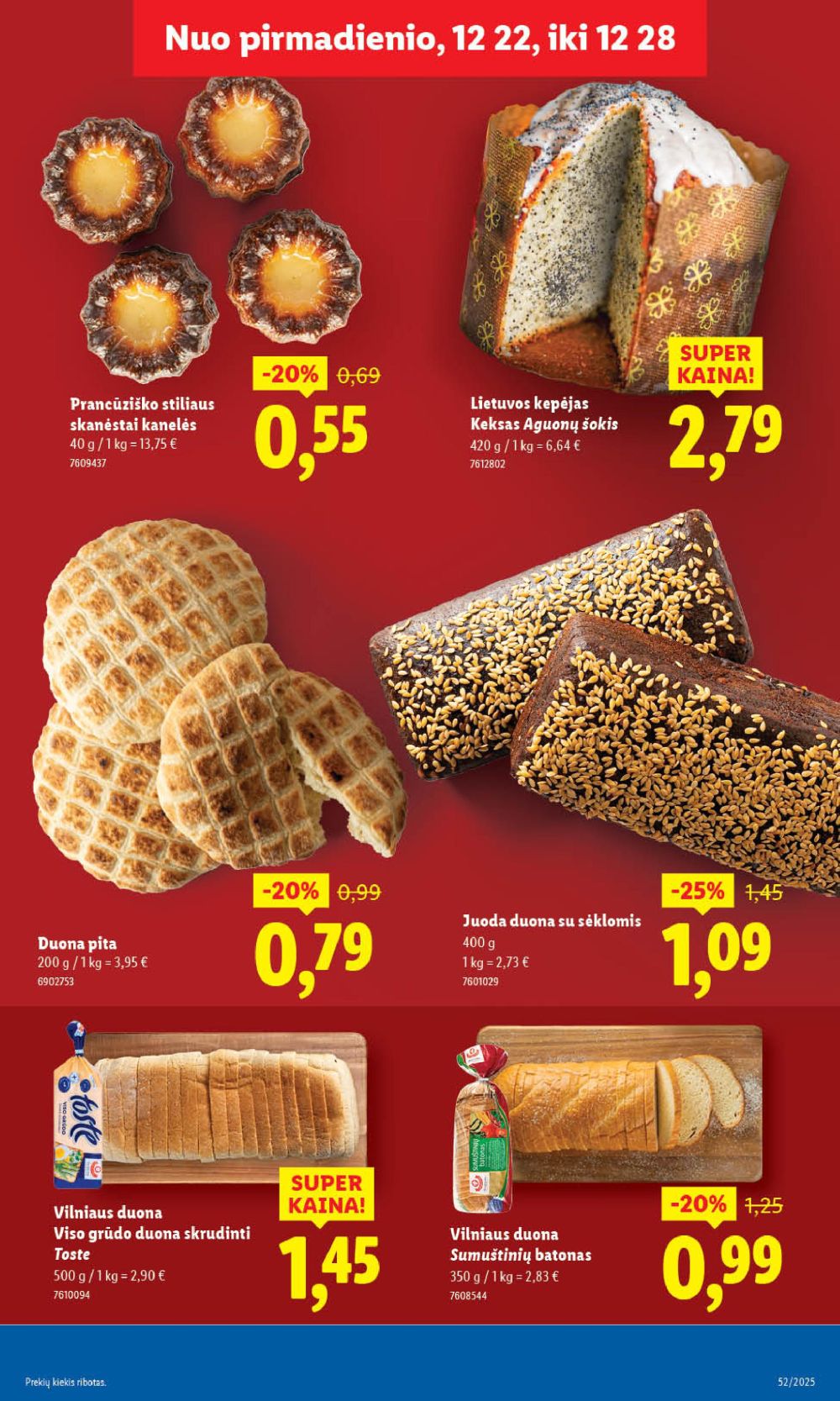 lidl - LIDL - Maisto prekių pasiūlymai (2025 12 26 - 2025 12 28) - page: 7