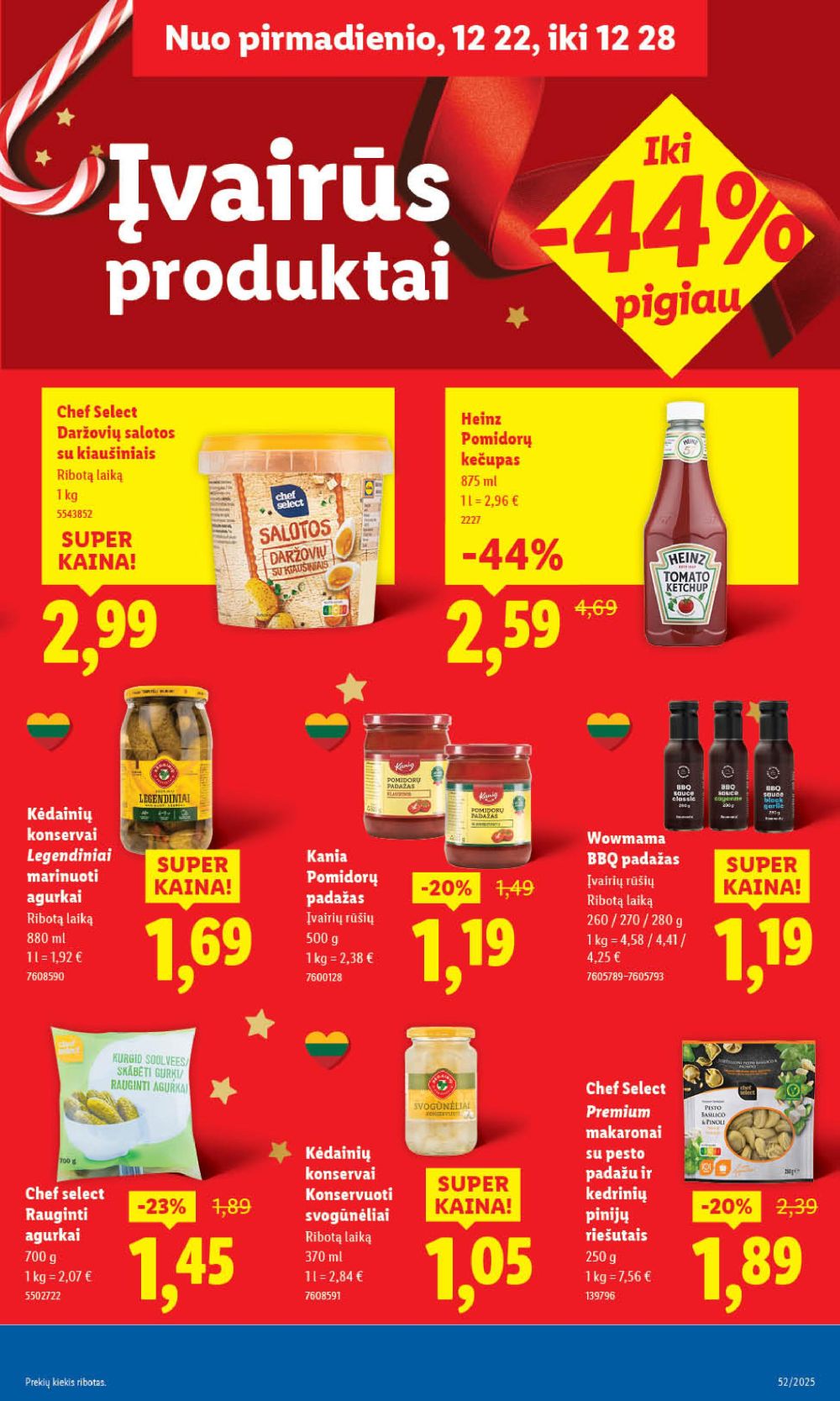 lidl - LIDL - Maisto prekių pasiūlymai (2025 12 26 - 2025 12 28) - page: 33