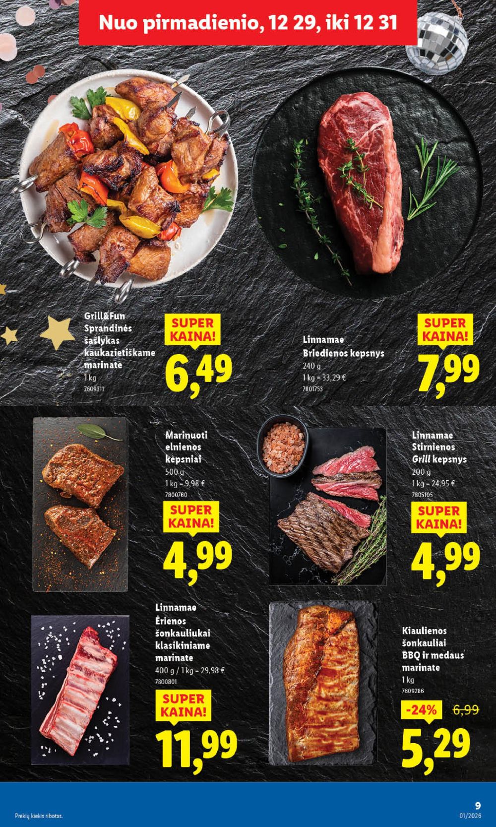 lidl - LIDL - Maisto prekių pasiūlymai (2025 12 29 - 2026 01 04) - page: 9