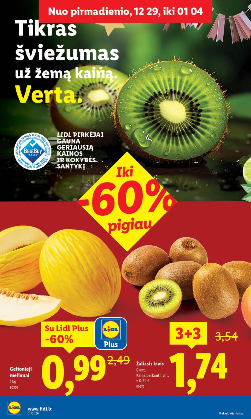 lidl - LIDL - Maisto prekių pasiūlymai (2025 12 29 - 2026 01 04) - page: 4