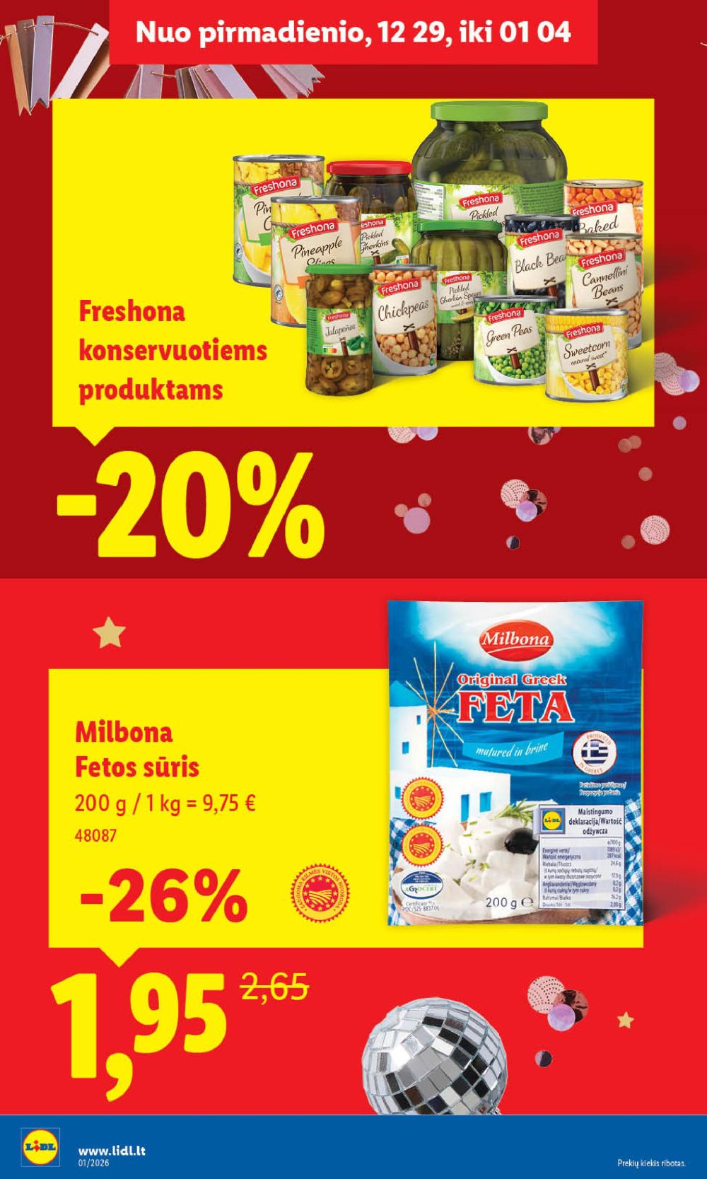 lidl - LIDL - Maisto prekių pasiūlymai (2025 12 29 - 2026 01 04) - page: 18