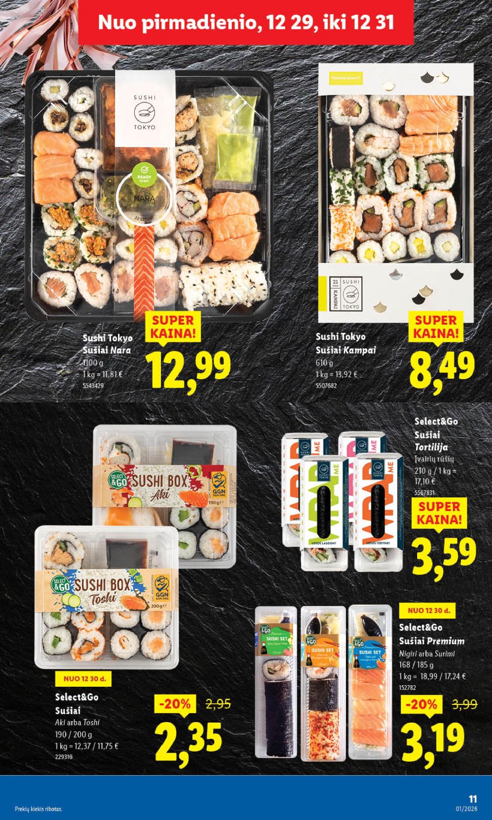 lidl - LIDL - Maisto prekių pasiūlymai (2025 12 29 - 2026 01 04) - page: 11