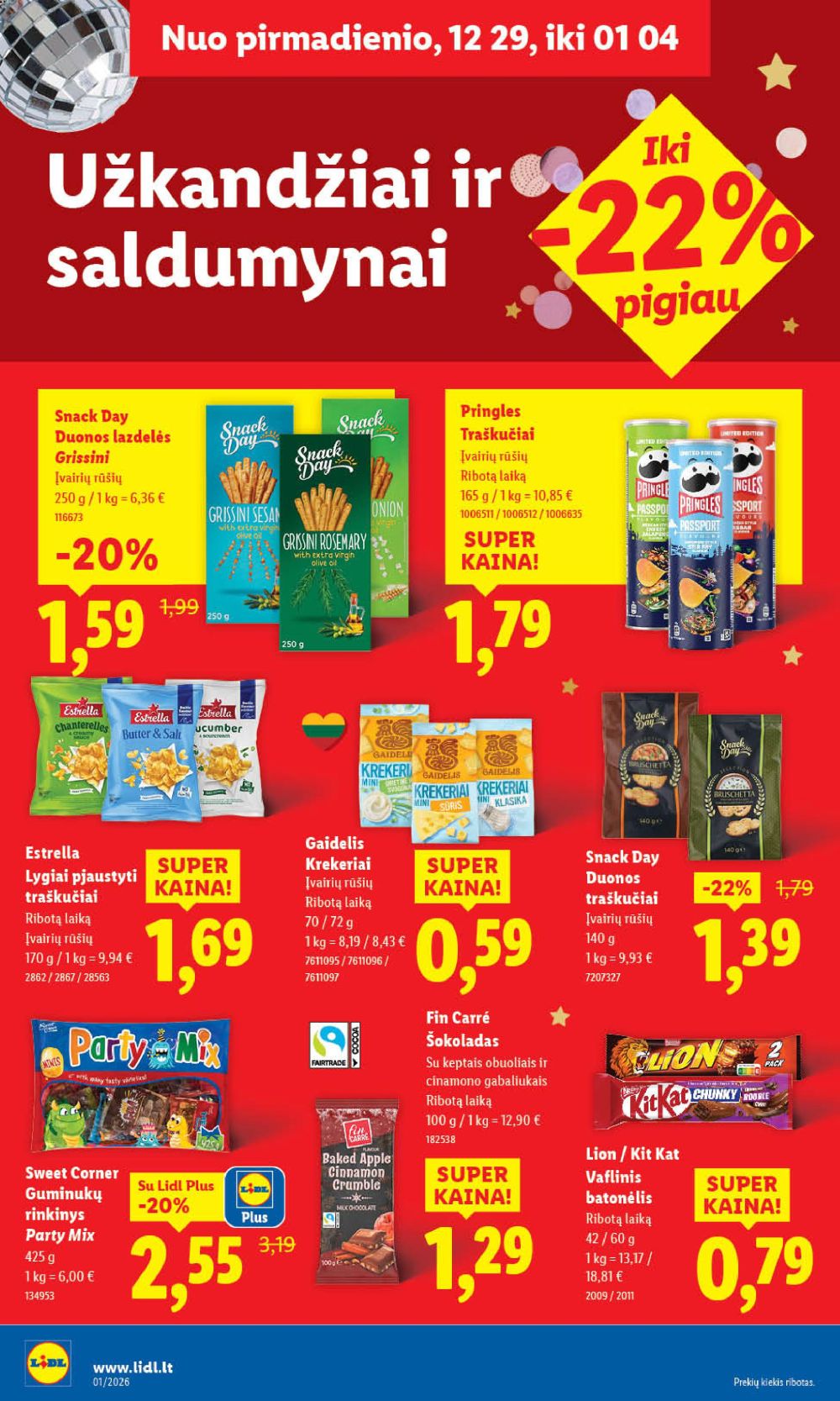 lidl - LIDL - Maisto prekių pasiūlymai (2025 12 29 - 2026 01 04) - page: 28